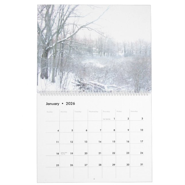 All Seasons Landscape and Floral Calendar (Jan 2026)