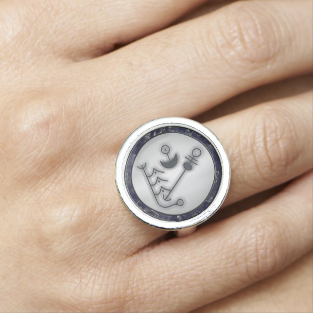 All Secrets Known Witchcraft Sigil Ring (In Situ)