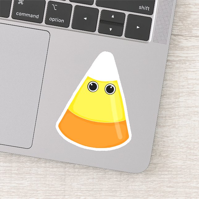 All-seeing Candy Corn Sticker (Detail)