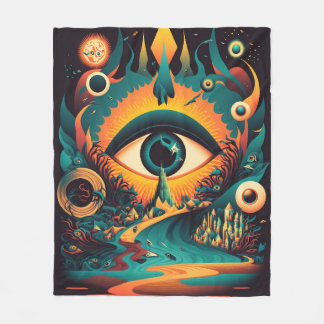 All Seeing Eye Blanket | Psychedelic Art
