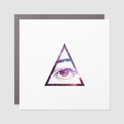 All Seeing Eye Car Magnet