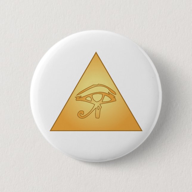 All Seeing Eye / Eye of Horus: Pinback Button (Front)
