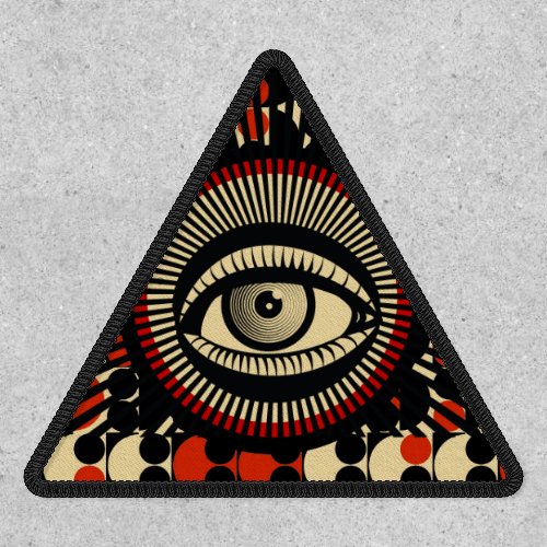 All Seeing Eye Iron On  Patch