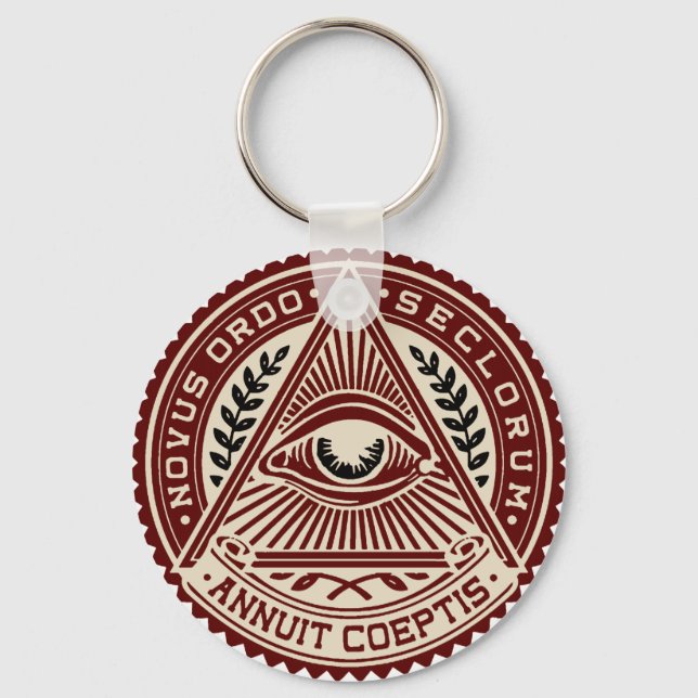 All Seeing Eye Keychain (Front)