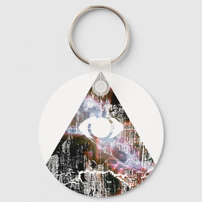 All Seeing Eye Keychain (Front)