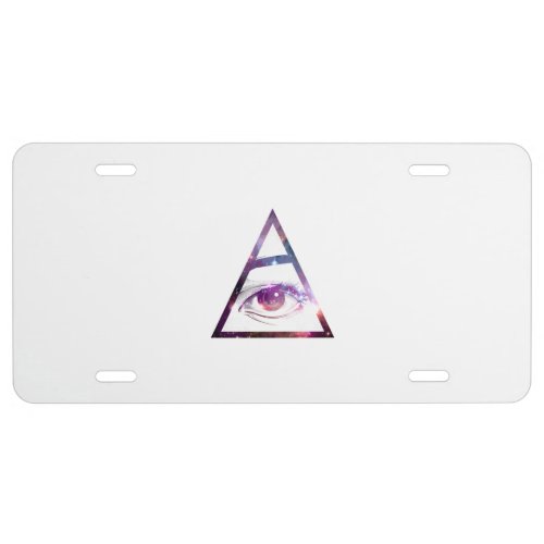 All Seeing Eye License Plate