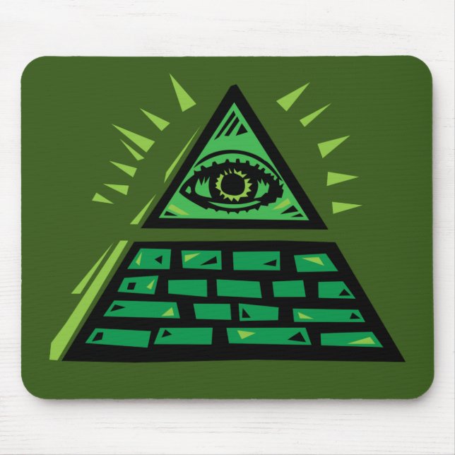 All Seeing Eye Mouse Pad (Front)