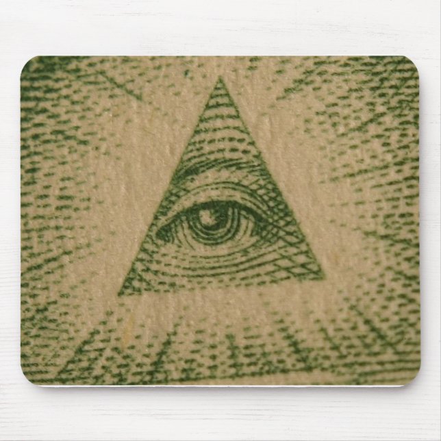 all seeing eye mouse pad (Front)
