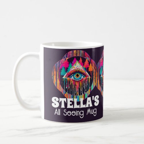 All_Seeing Eye Mystical ForestCore Customizable Coffee Mug