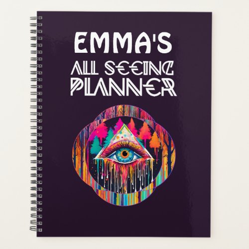 All_Seeing Eye Mystical ForestCore Customizable Planner