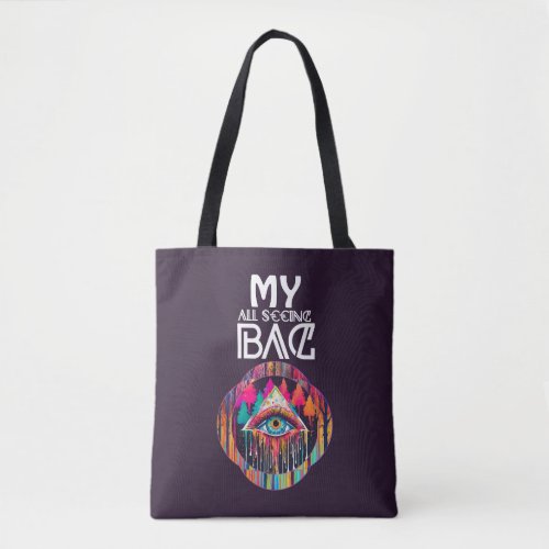 All_Seeing Eye Mystical ForestCore Customizable Tote Bag
