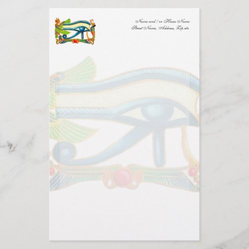 All Seeing Eye Of Horus Stationery
