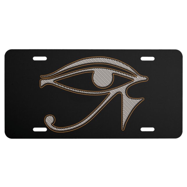 All Seeing Eye Of Ra License Plate Cover (Front)
