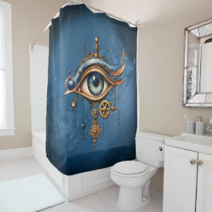 All-Seeing Eye of the Universe Shower Curtain