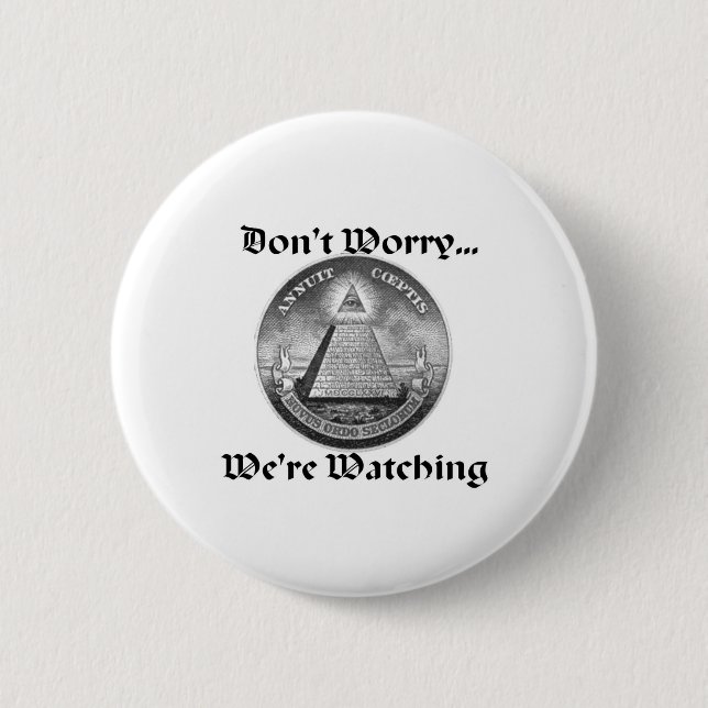 all-seeing-eye pinback button (Front)