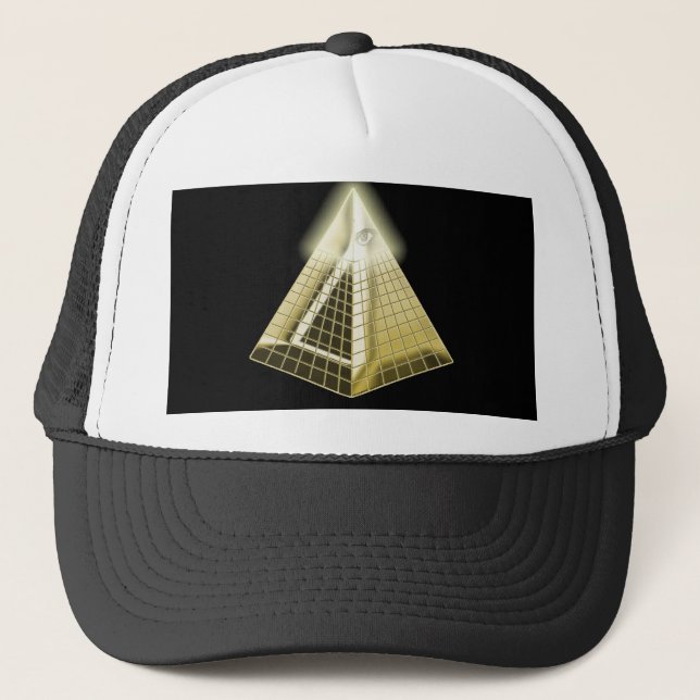 All Seeing Eye Pyramid Hat (Front)