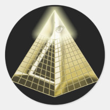 All Seeing Eye Pyramid Sticker