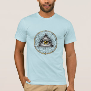 All Seeing Eye Sacred Geometry T-Shirt