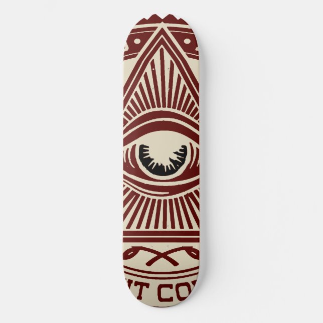 All Seeing Eye Skateboard Deck (Front)