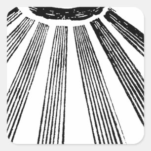 All Seeing Eye Square and Compass Masonic Square Sticker