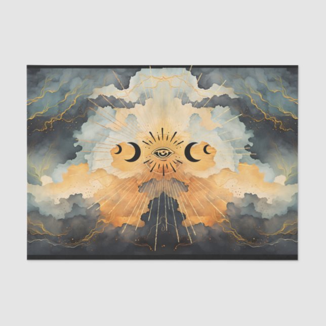 All seeing eye  tissue paper (Front)