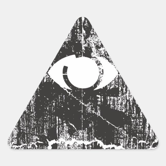 All Seeing Eye Triangle Sticker (Front)