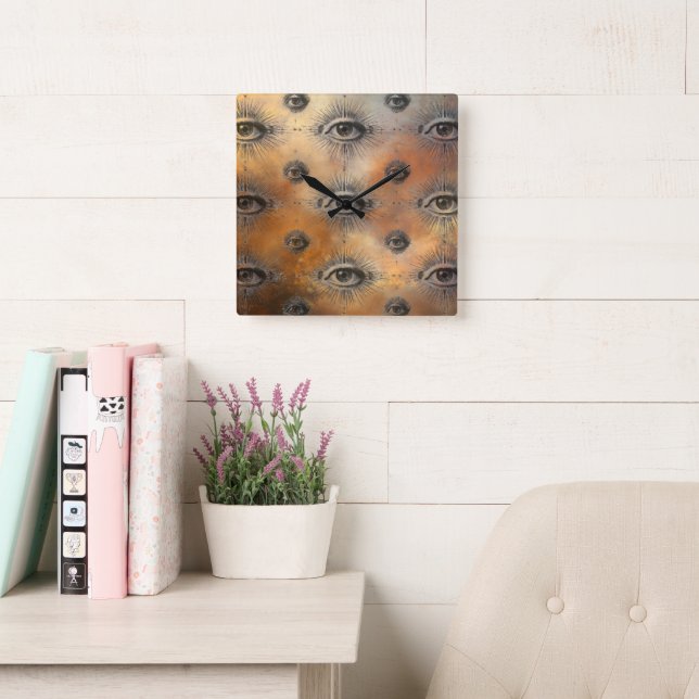 All-Seeing Eye Wall Clock (Reading Room)