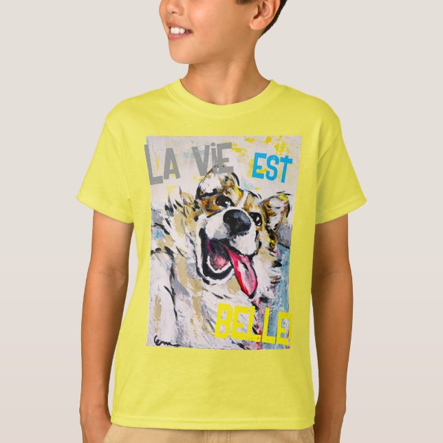 All smiling Life is beautiful! T-shirt (Front)