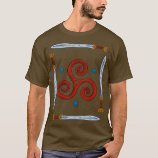 All Snakes Day Triskel by Haunting Beauty Art T-Shirt