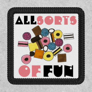 All Sorts Allsorts of Fun Black Licorice Candy Patch