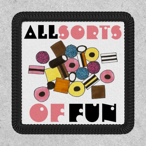 All Sorts Allsorts of Fun Black Licorice Candy Patch