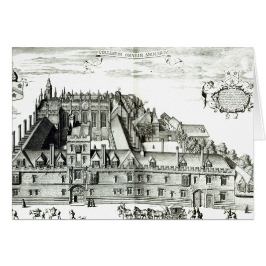 All Souls College, Oxford University, 1675 (Front Horizontal)