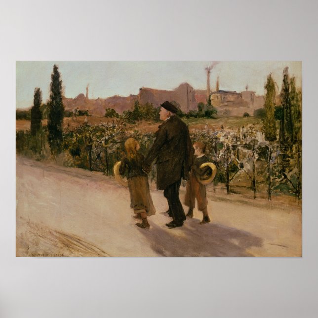 All Souls' Day, c.1882 Poster (Front)