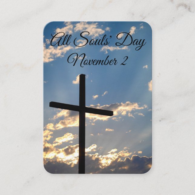All Souls’ Day Prayer Card (Front)