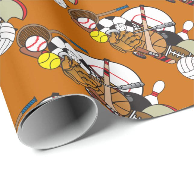 All Sports, All Occasions Wrapping Paper (Roll Corner)