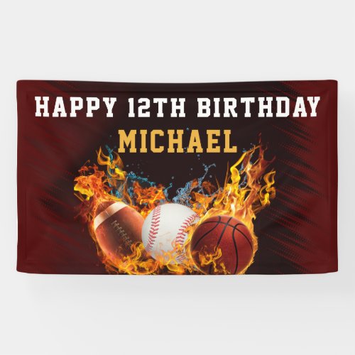 All_Sports Birthday Party Banner  All_Sports coll