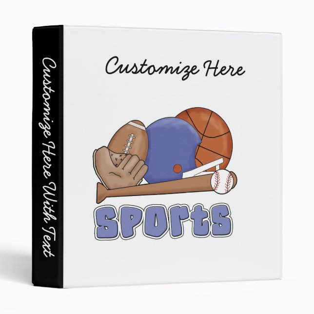 All Sports T-shirts and Gifts Binder (Front/Spine)