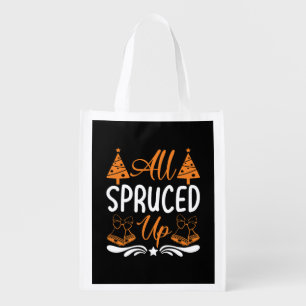 All Spruced Up Christmas Design-85675 Grocery Bag