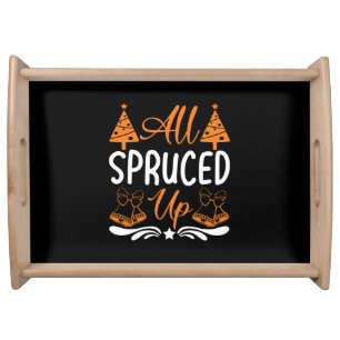 All Spruced Up Christmas Design-85675 Serving Tray