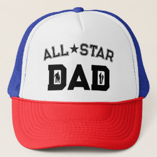 All Star #1 Dad Personalized Trucker Hat