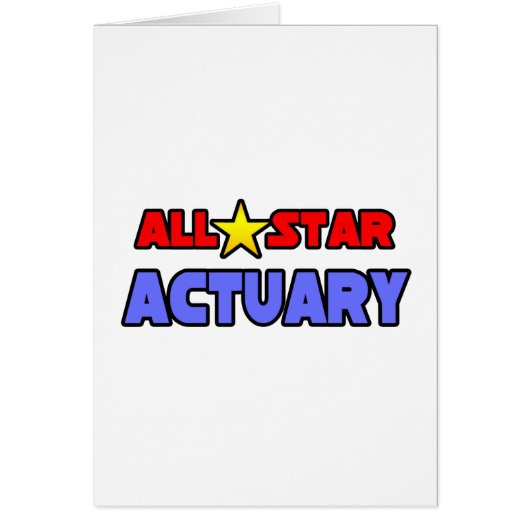 All Star Actuary Cards (Front)