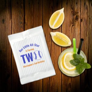 All-Star Baseball 2nd Birthday Lemonade Drink Mix