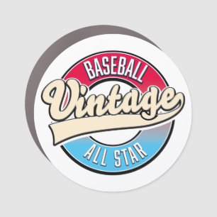 All Star Baseball logo Car Magnet