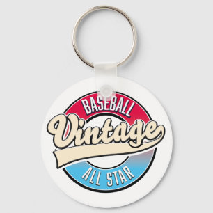 All Star Baseball logo Keychain