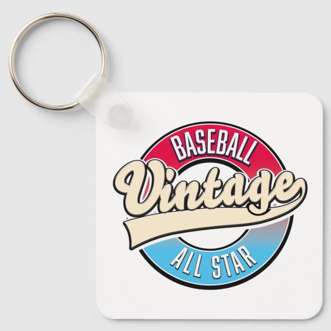 All Star Baseball logo Keychain (Front)