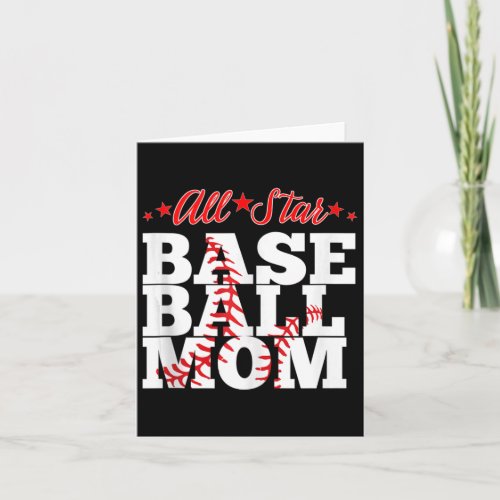 All Star Baseball Mom Tank Top  Card