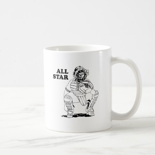 All Star Catcher Coffee Mug (Right)