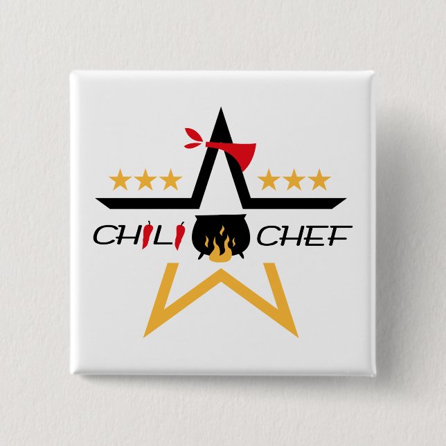 All-Star Chili Chef Button (Front)
