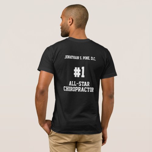 All Star Chiropractor Personalized T-Shirt