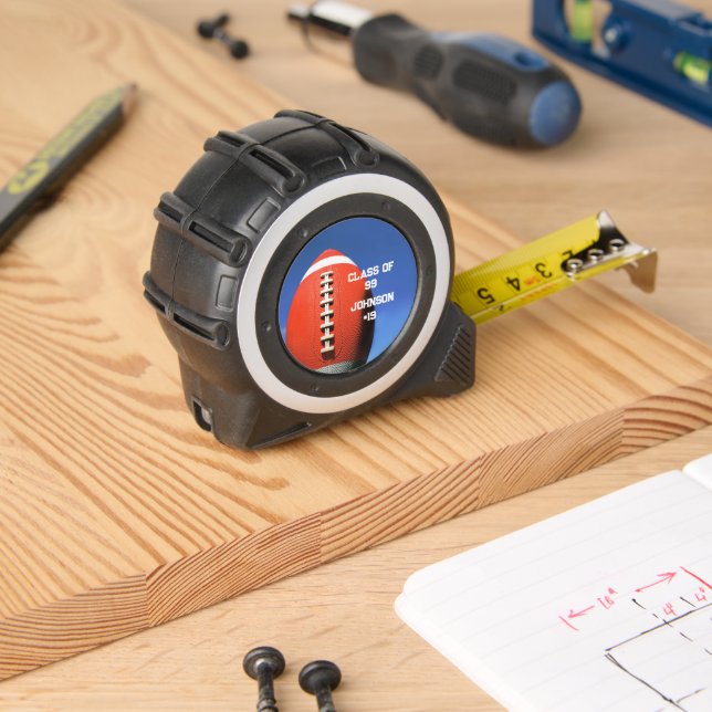All Star College Alumni Football Sports  Tape Measure (Woodwork)